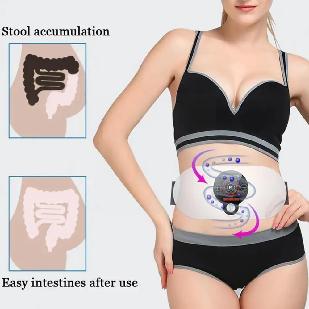 

Waist Slimming Massager Wireless Vibration Hot Compress Anti Belly Cellulite Pulse Belt Burner Massage Shaping Fat Body Abd X8H7