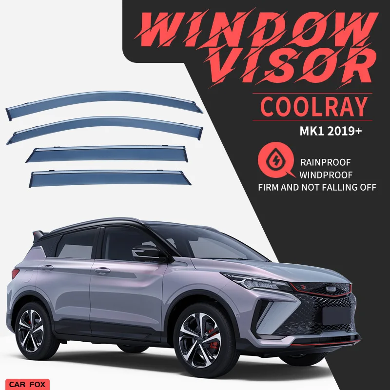 

For Geely Coolray Window visor Weather Shield Side Window Deflector Car windshield weather shield Car accessories