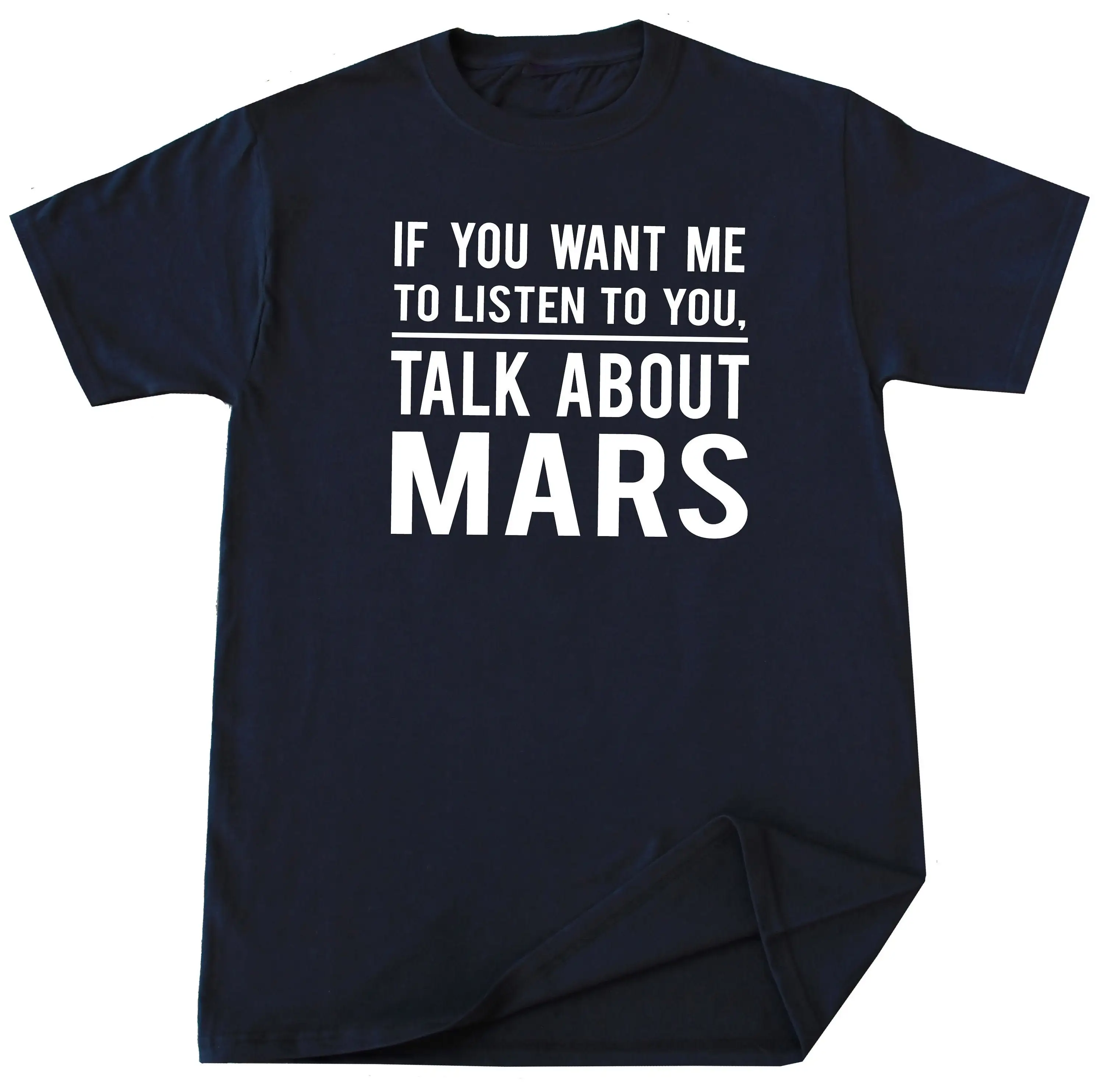 Забавная астрономическая футболка Mars S для влюбленных