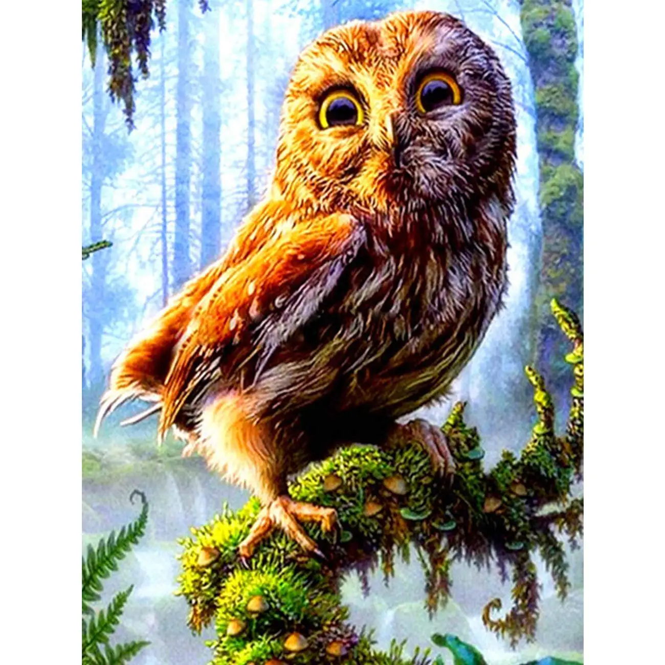 

5D DIY Diamond Painting The Owl in The Tree Full Drill by Number Kits, Craft Decor by SKRYUIE, DIY Craft Arts Decorations