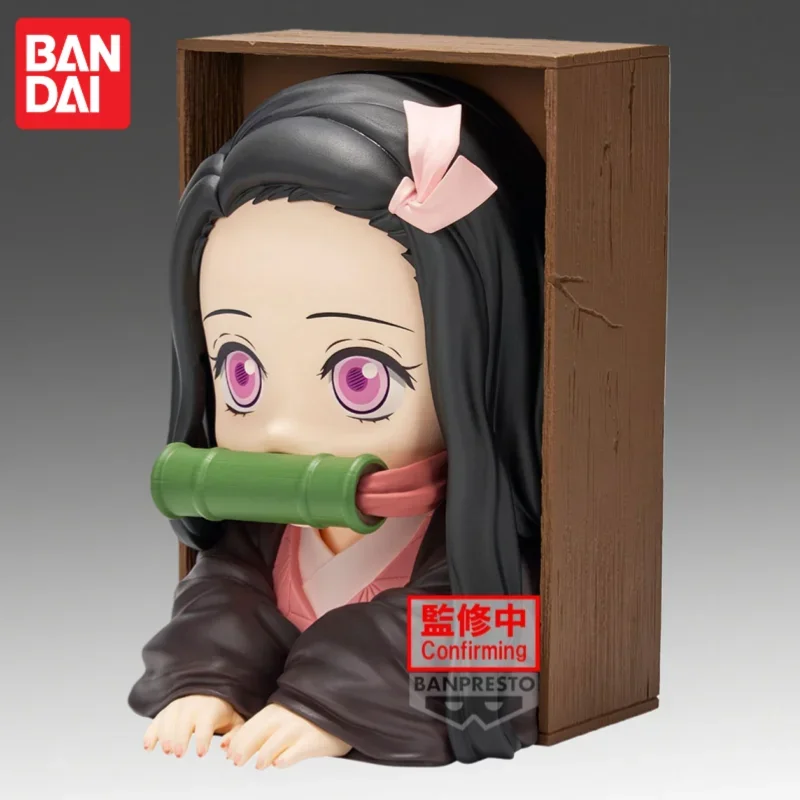 Фото В наличии: Оригинальная фигурка Bandai Banpresto Hyokofig Demon Slayer Камадо Нэзуко, новая, в коробке, коллекционная модель, игрушка для гаража. №4