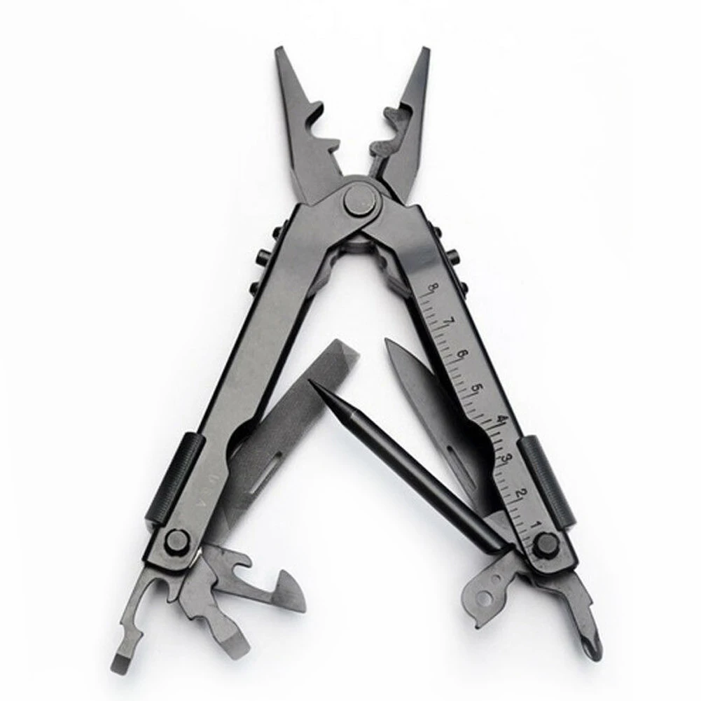 

Portable Stainless Steel Pliers Bottle Opener Ruler Survival Device Various Outdoor Sports Accessories