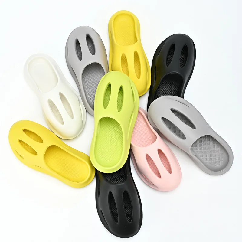 Women Slides Fashion Hollow Design Leisure Women Slippers Outdoor Anti-slip Sandals Bathroom 2023 Summer New Woman Shoes