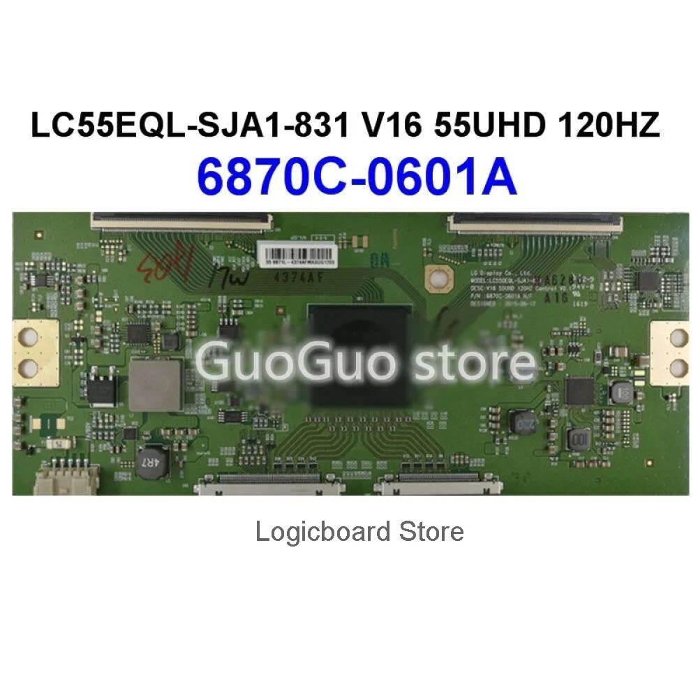 1Pc TCON Board 6870C-0601A T-CON V16 55UHD 120HZ Logic LC55EQL-SJA1-831 |