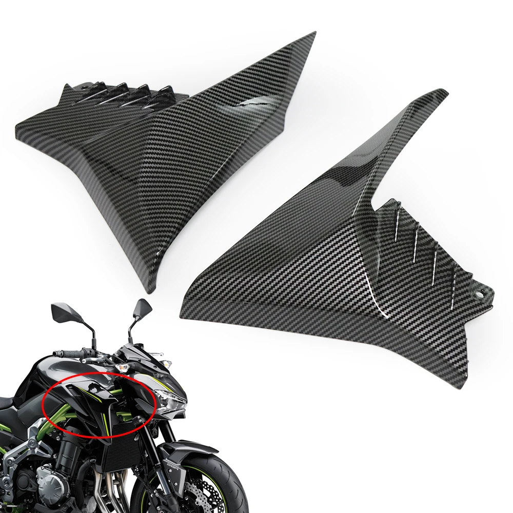 

Для Kawasaki Z900 Z 900 2020 2021 2022 детали обтекателя мотоцикла пластиковый ABS левый правый боковой обтекатель радиатора панель
