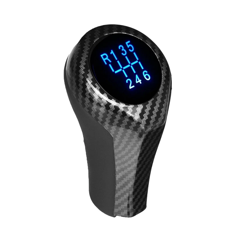 Автомобильная светодиодсветодиодный ручка переключения передач 6 скоростей из