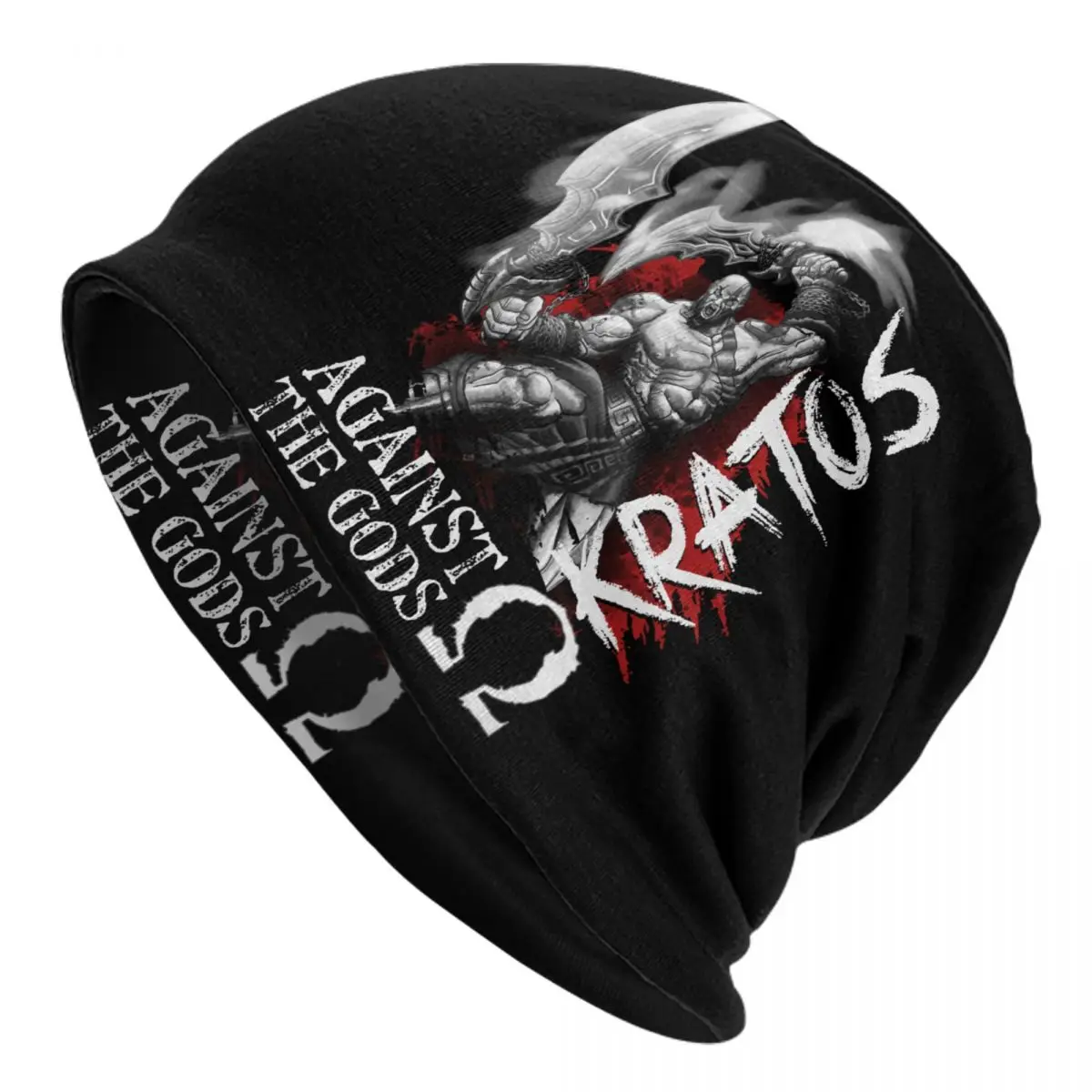 

Kratos God Of War Beanie Cap Unisex Winter Warm Bonnet Femme Knitting Hat Cool Outdoor Viking Myth Skullies Beanies Hats
