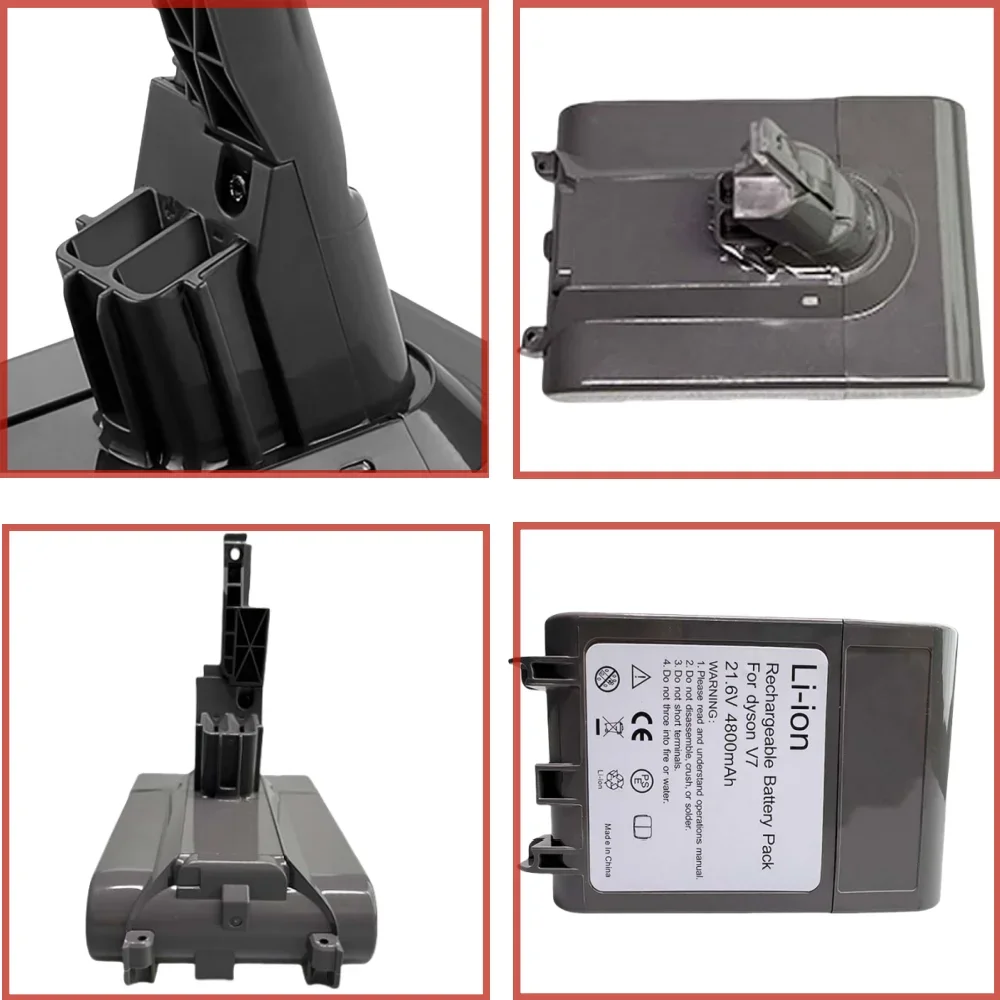 НОВЫЙ сменный литий-ионный аккумулятор 12800 мАч-4800 мАч 21 6 В для Dyson V7/SV11