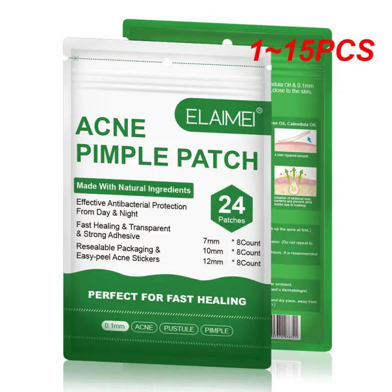 

1~15PCS Invisible Acne Patch To Fade Acne Marks Acne And Spot Removal Patch Ultra-thin Waterproof Facial Scar Care Disposable