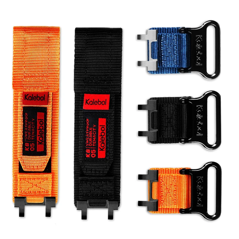 Waterproof sports canvas watchband modification for Casio 5544 MTG-B1000 easy to stick nylon watch strap accessories men