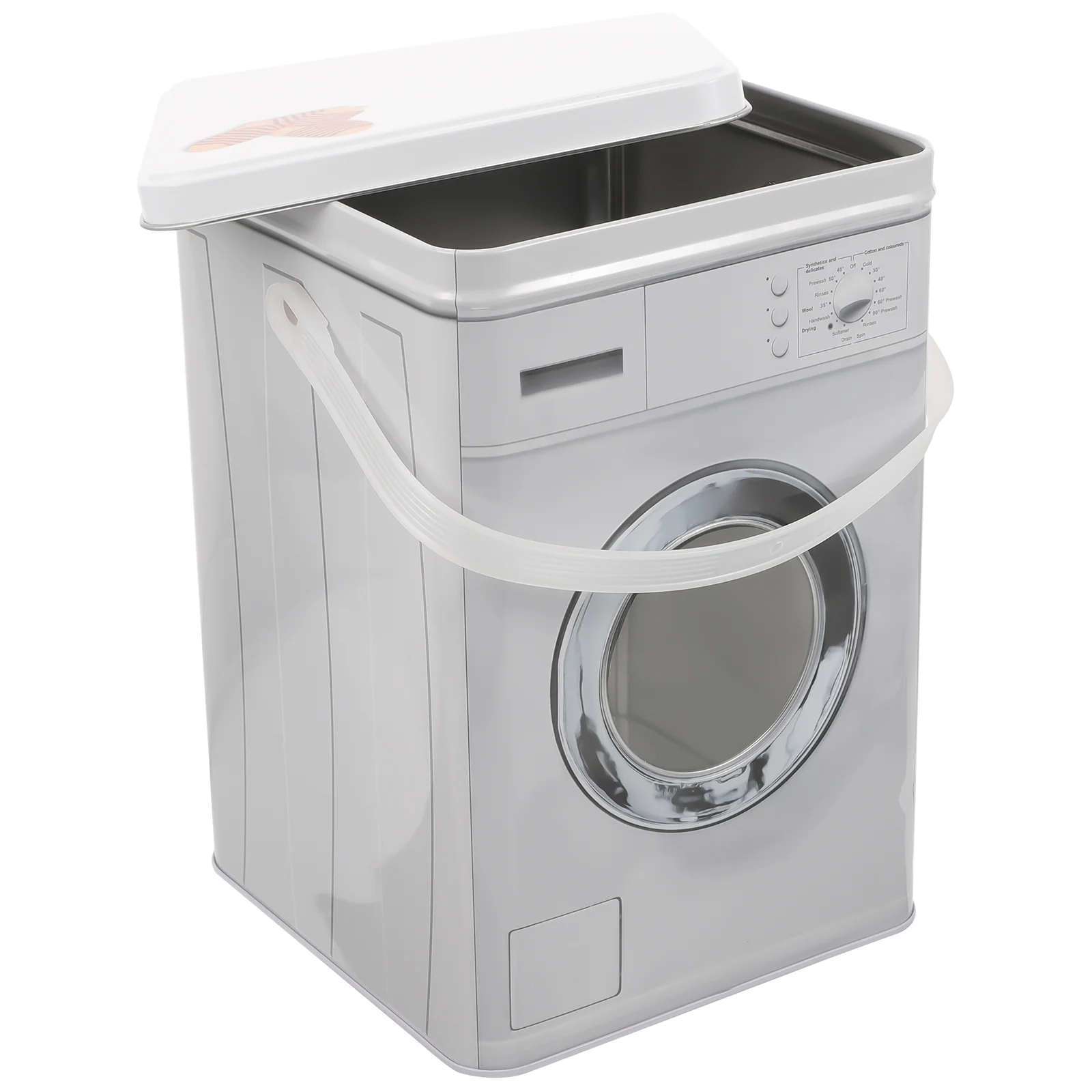 

Washing Machine Shaped Laundry Powder Box Laundry Powder Detergents Container Washing Powder Storage Holder