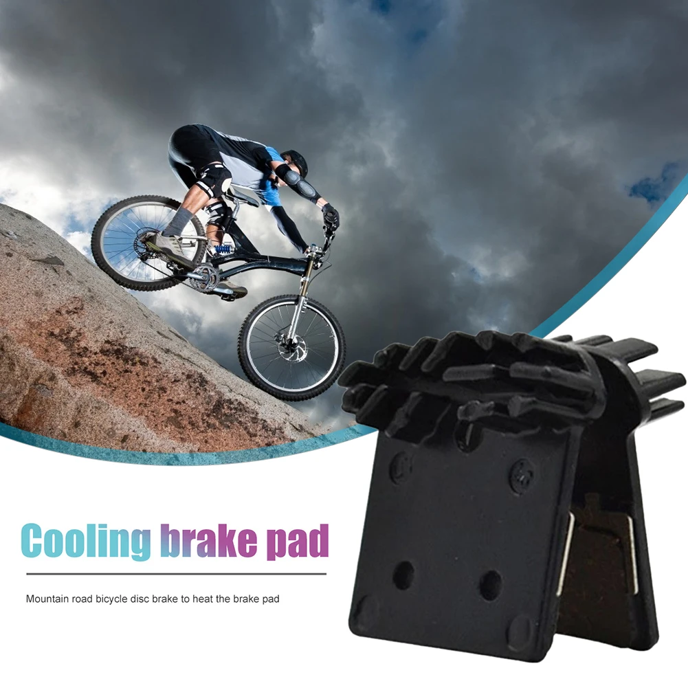 1/2 пара велосипедных охлаждающих дисковых тормозных колодок для горного
