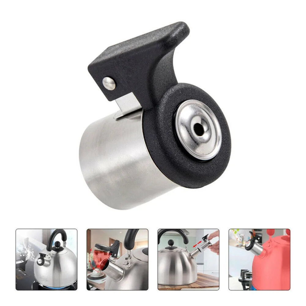 

1PC Tea Kettle Whistle Replacement Water Boiling Kettle Nozzle Stainless Steel Teapot Spout Tip Kettle Warning Accessories