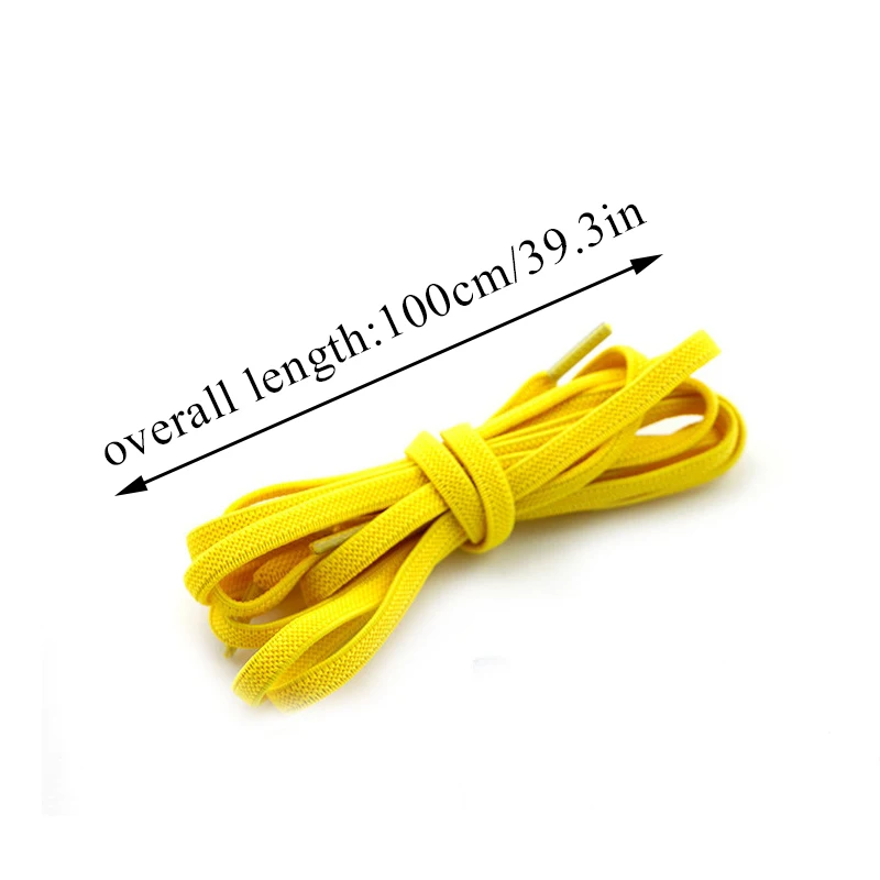 Lazy Bread Lace Buckle Elastic Shoelaces Round Locking No Tie Shoe Laces Kids Adult Quick Lazy Laces Rubber Sneakers Shoelace