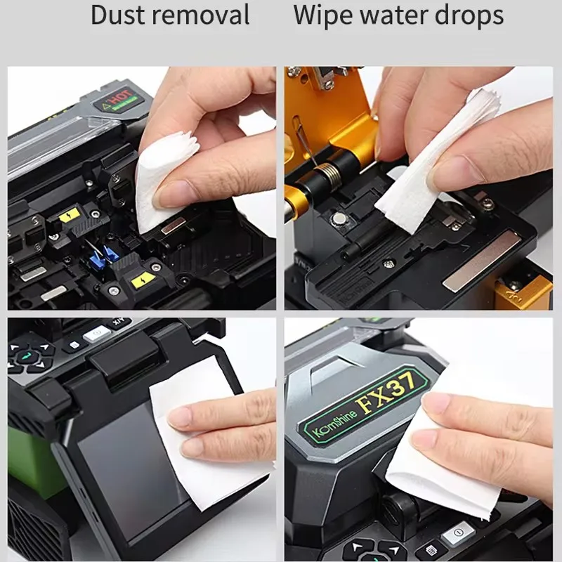 YOUYSI волоконные чистящие салфетки 280 шт./кор. FTTH инструменты платформа беспыльная