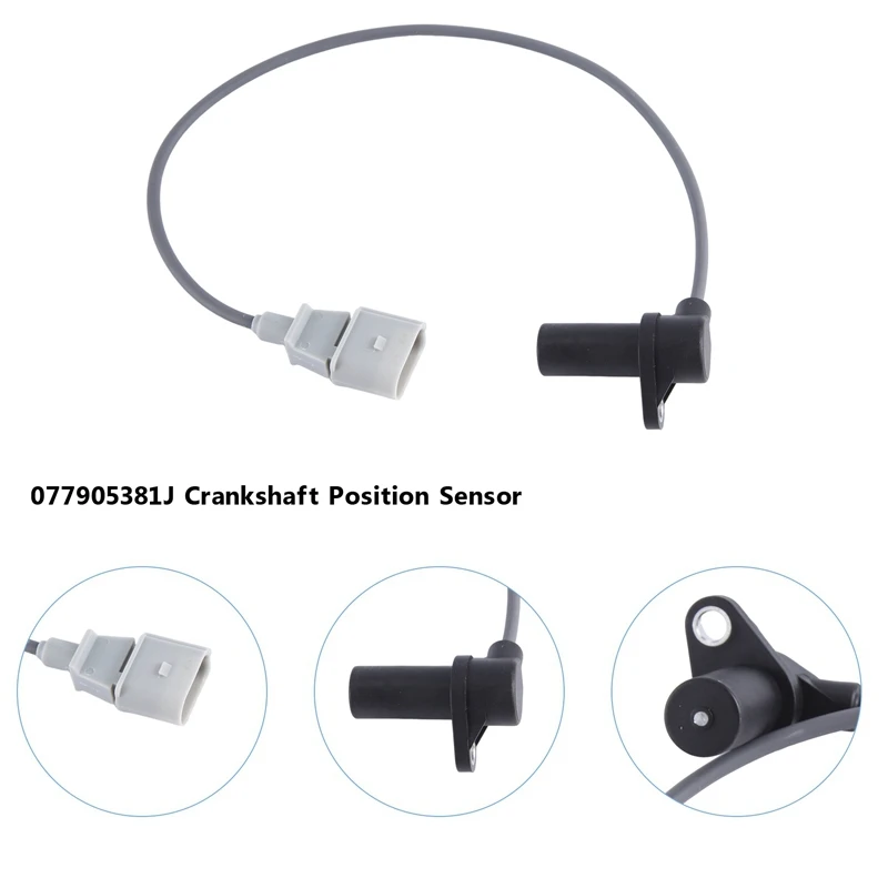 077905381J Датчик положения коленчатого вала подходит для A8 A8L Quattro 2004-2007 3.7L/4.2L бензина