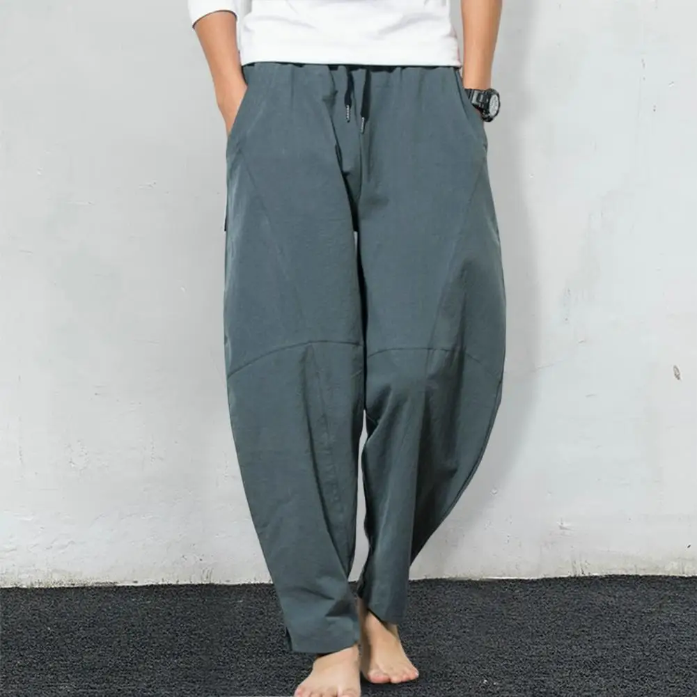 Spring Summer Cargo Trousers for Men's Elastic Jogging Pants Ankle Oversize Male Streetwear Harajuku Korean Clothing Streetwear