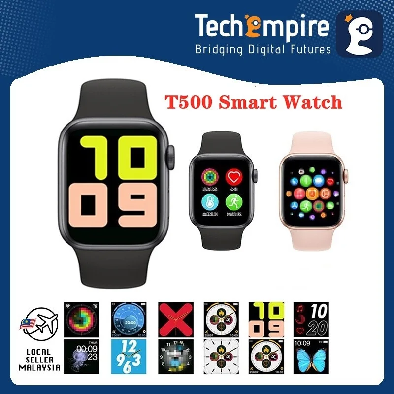 

T500/T5S Smart Watch Series 5 Smartwatch Bluetooth Call Touch Screen Music 44mm Pedometer Sport Tracker Heart Rate