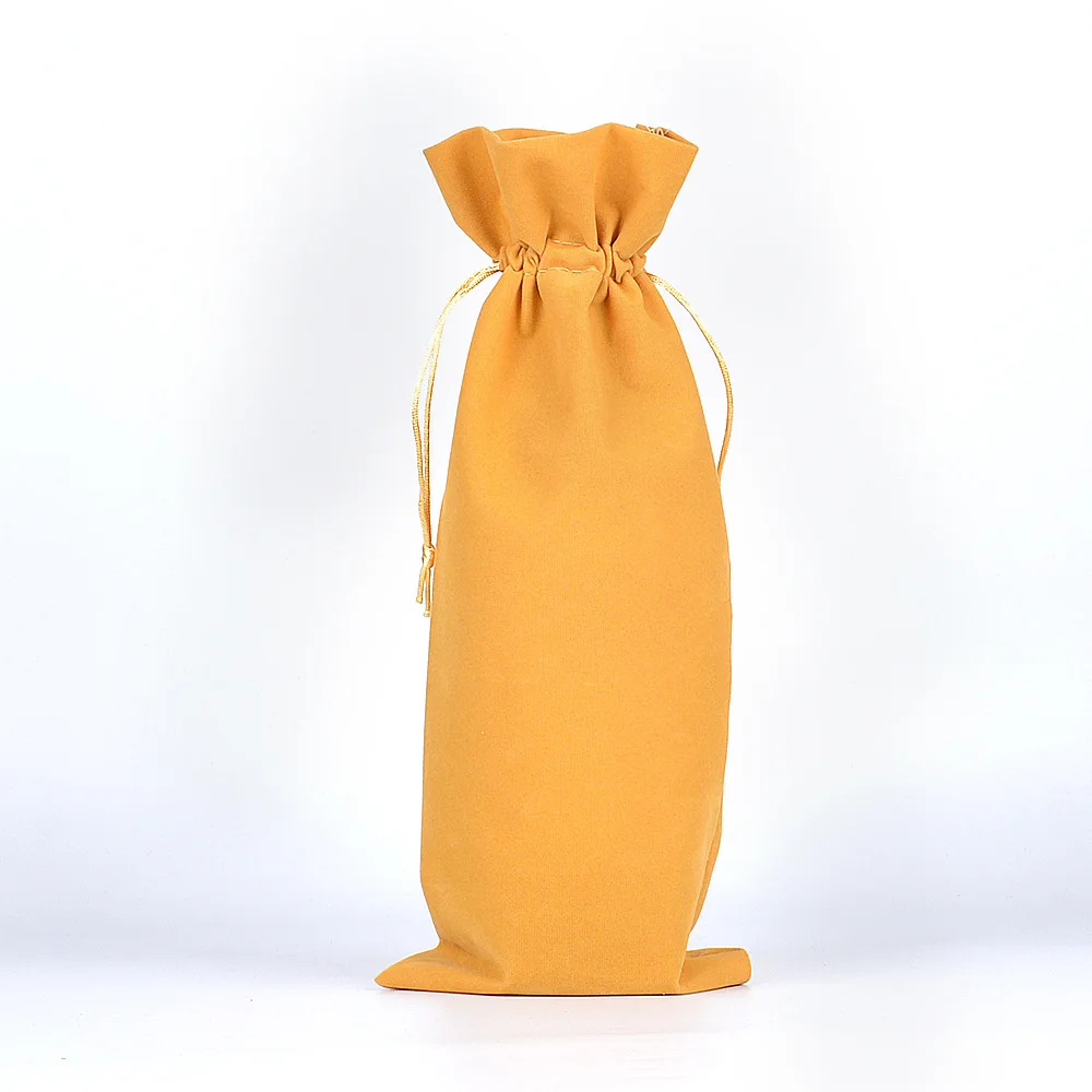 

Фланелевый чехол для бутылки вина, красный, 15х35 см