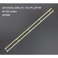 2pcslot 347mm led backlight lamp strip 44leds for samsung 32 inch tv 2011svs32 456k h1 ua32d5000 ltj320hn01 h bn64 01634a