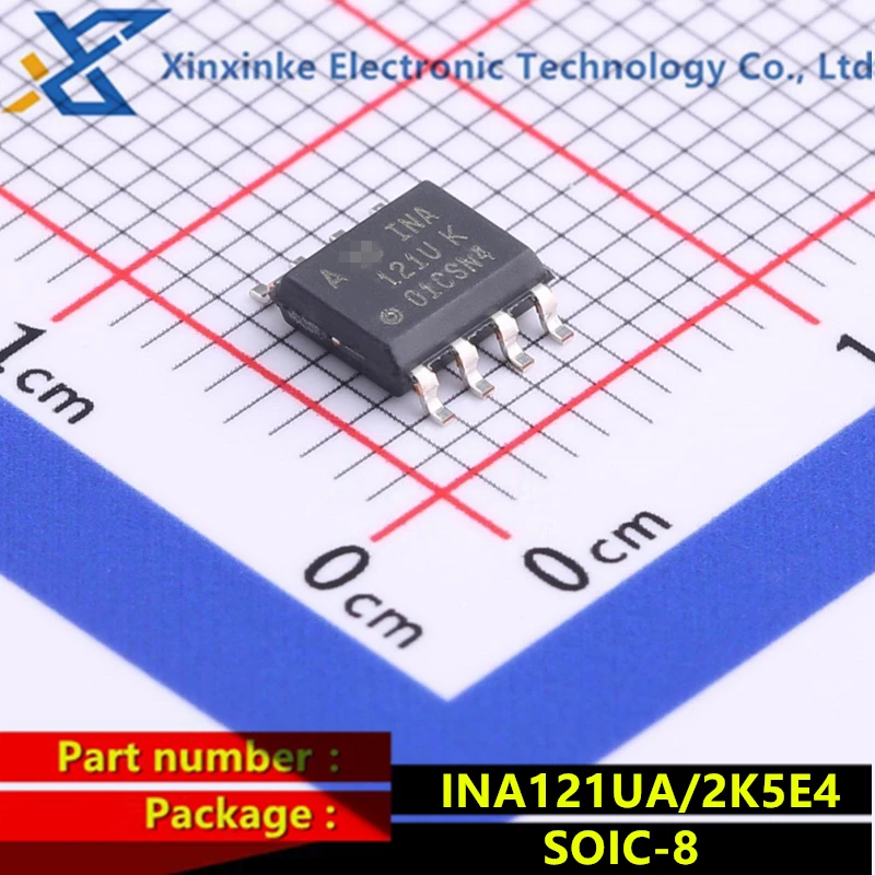 

INA121UA/2K5E4 SOIC-8 Instrumentation Amplifiers FET-Input Low Power Instrumentation Amp Brand New Original