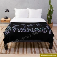 gymnast holographic throw blanket bedding sherpa fleece throw blankets bed sofa cover child kids adults gift bedspread