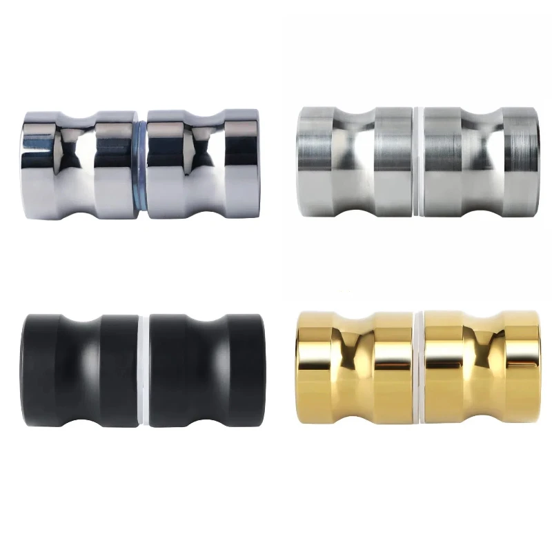 Стеклянная Дверная ручка для душа из нержавеющей стали Kensharp маленькая