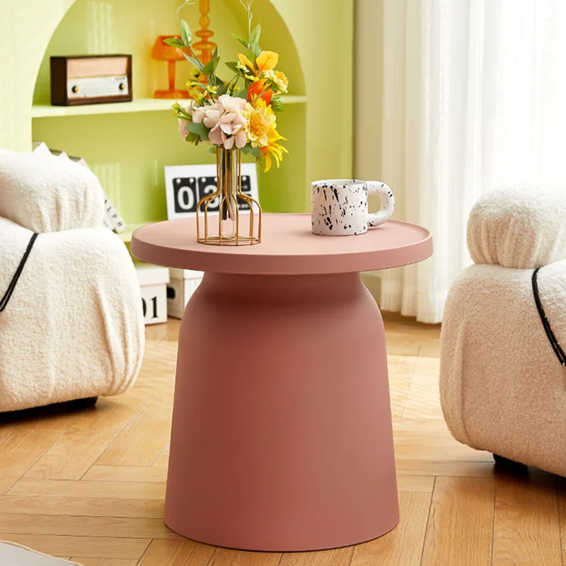 

Pink Living Room Coffee Table Bedroom Modern Plastic Nordic Coffee Tables Dining Minimalist Stoliki Do Kawy Home Decorative