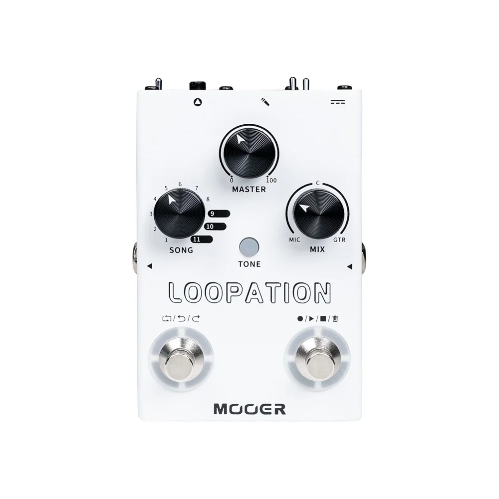 Фото Педаль лупера Mooer MVP3 Loopation: неограниченное накладывание звуков, запись, фантомное питание 48В, входы XLR и 1/4 дюйма, для живых выступлений №3