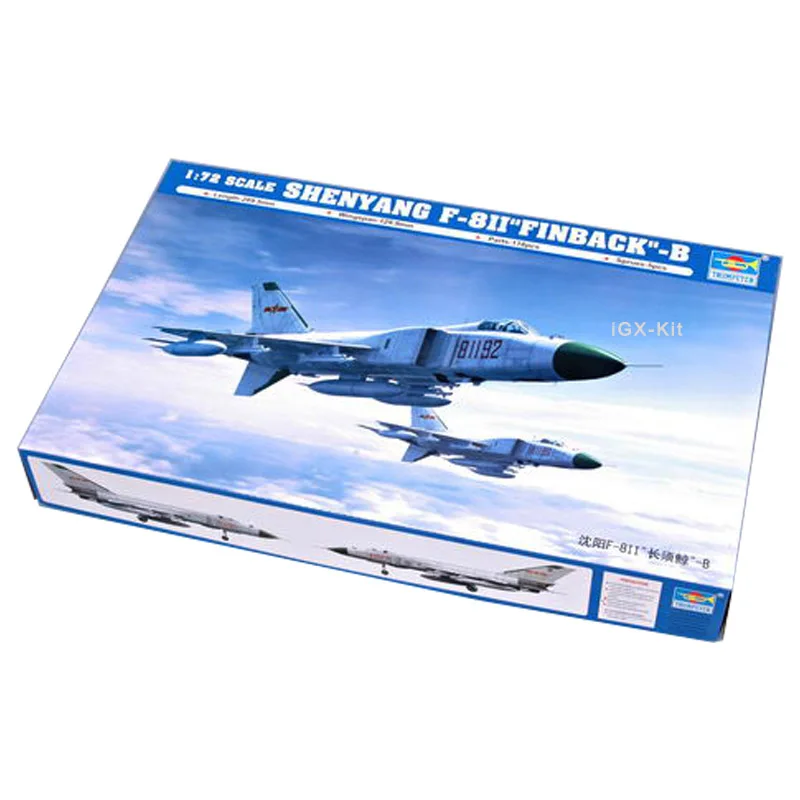 Trumpeter масштаб 01610 1/72 Shenyang F8 F-8 II Finback B боевой военный самолет пластиковая сборка