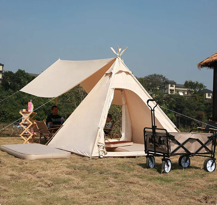 

Camping Sleeping pad UltraThick Elasticity Foam Fast Self-Inflating Insulated Durable Camping Mat for Tent