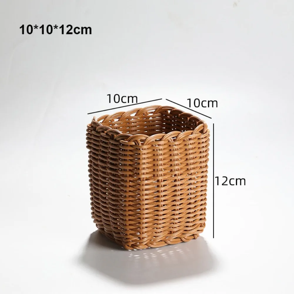 

Плетеные корзины из пластика, 10 стилей