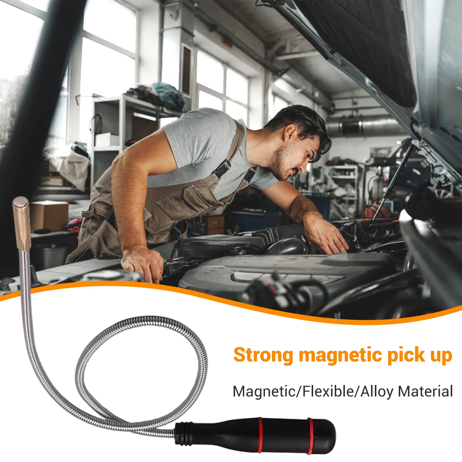 Гибкий магнитный инструмент для захвата изгиба кривая захват всасывающая штанга