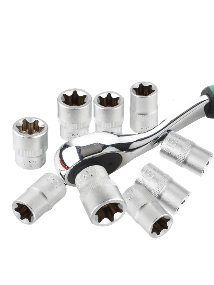 Набор головок для ремонта автомобиля комплект из хромованадиевой стали с