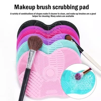 silicone makeup brush cleaner foundation eyeshadow makeup brushes pad scrubber board brushes soft brush washing brushes mat tool
