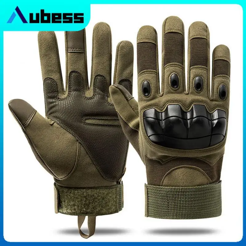 

Перчатки мужские с пальцами, военные тактические митенки со вставкой, для пейнтбола, страйкбола, занятий на открытом воздухе, скалолазания, езды, армейские боевые