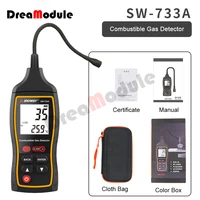 combustible gas detector sw 733a propane co hexane methane leak indicator port natural gas analyzer 0 100lel with alarm
