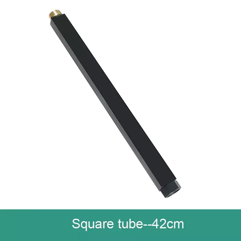 

White and Black Shower Faucet Extended Tube Round Type Can Extended 30 Cm Square Pipe Can Extended 42 Cm