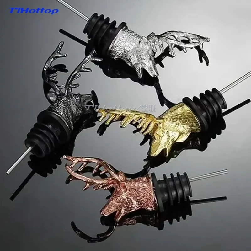 Винный вертушка с головой оленя голова животного сплав Jager сакральная носик для