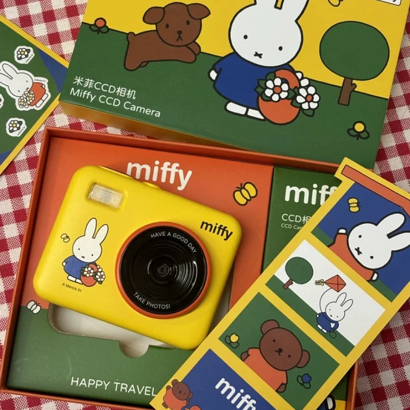 Фото Камера Miffy CCD, 68 миллионов пикселей, поворотный экран на 180 градусов, встроенный светодиодный фонарь, 10 фильтров, без карты памяти, подарок на день рождения для девочки №1