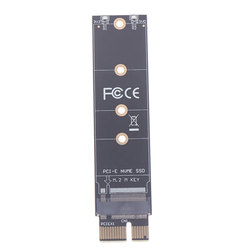Адаптер PCIE-M2 NVMe SSD M2 PCIE X1 Raiser PCI-E PCI M Соединитель в форме ключа поддерживает 2230 2242 2260