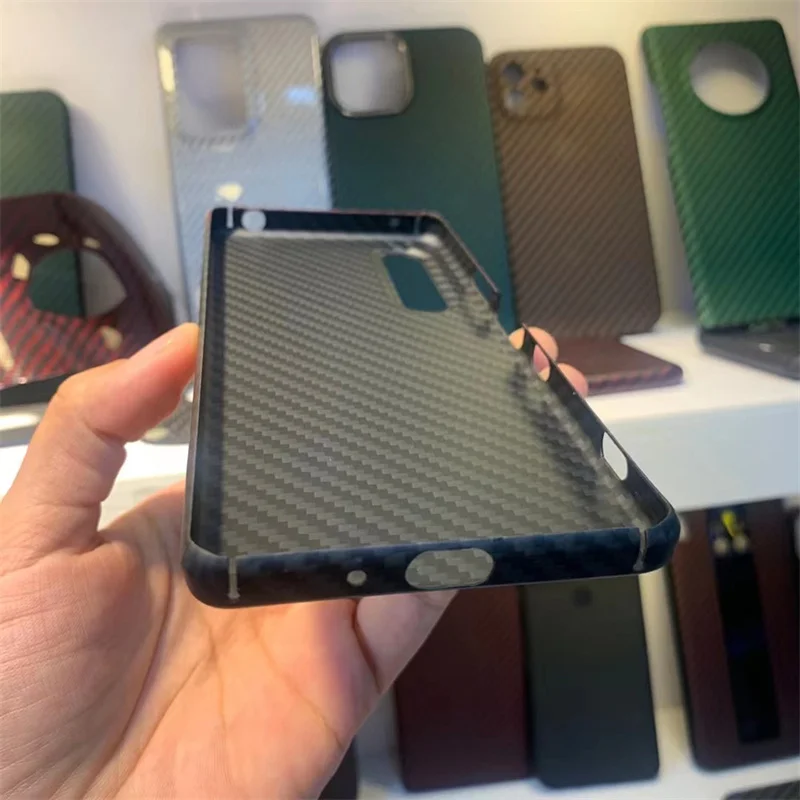 Real Carbon Fiber Case for Sony XPeria 1 Iii Carbon Fiber Case Aramid Fiber Cover XPeria 1 Iii Ultra-Thin Phone Protective Case