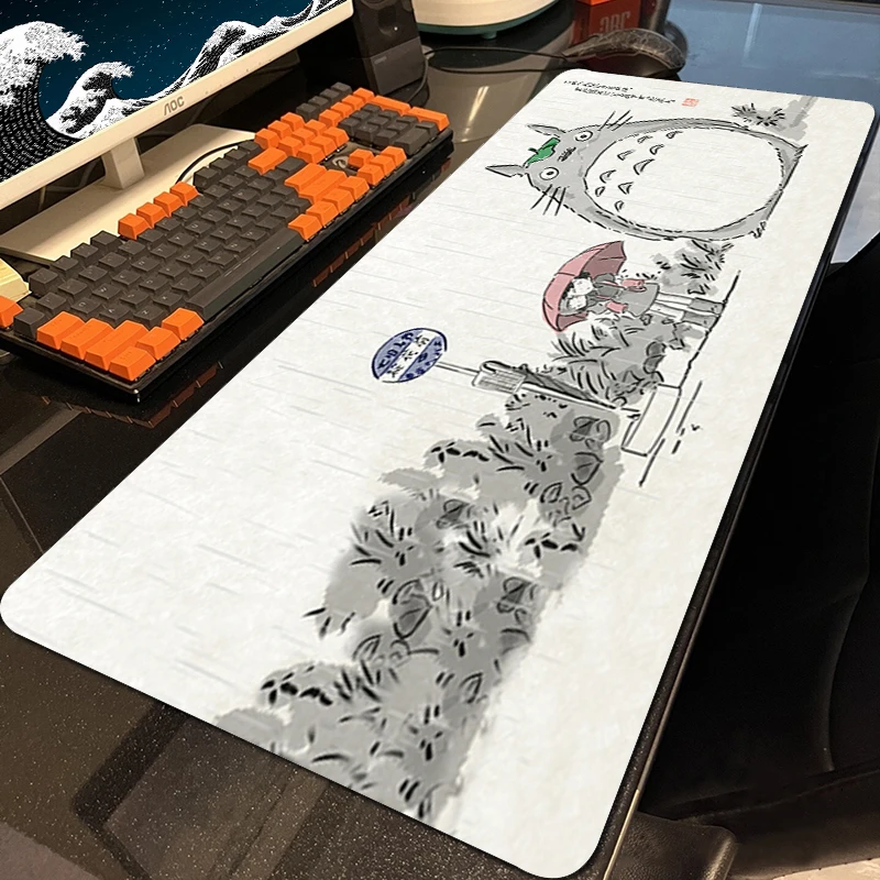 

Anime Totoro Studio Ghibli Spirited Away Tapis De Souris Alfombrilla Gaming Accessories Non-slip Keyboard Pad Mouse Pad Mausepad