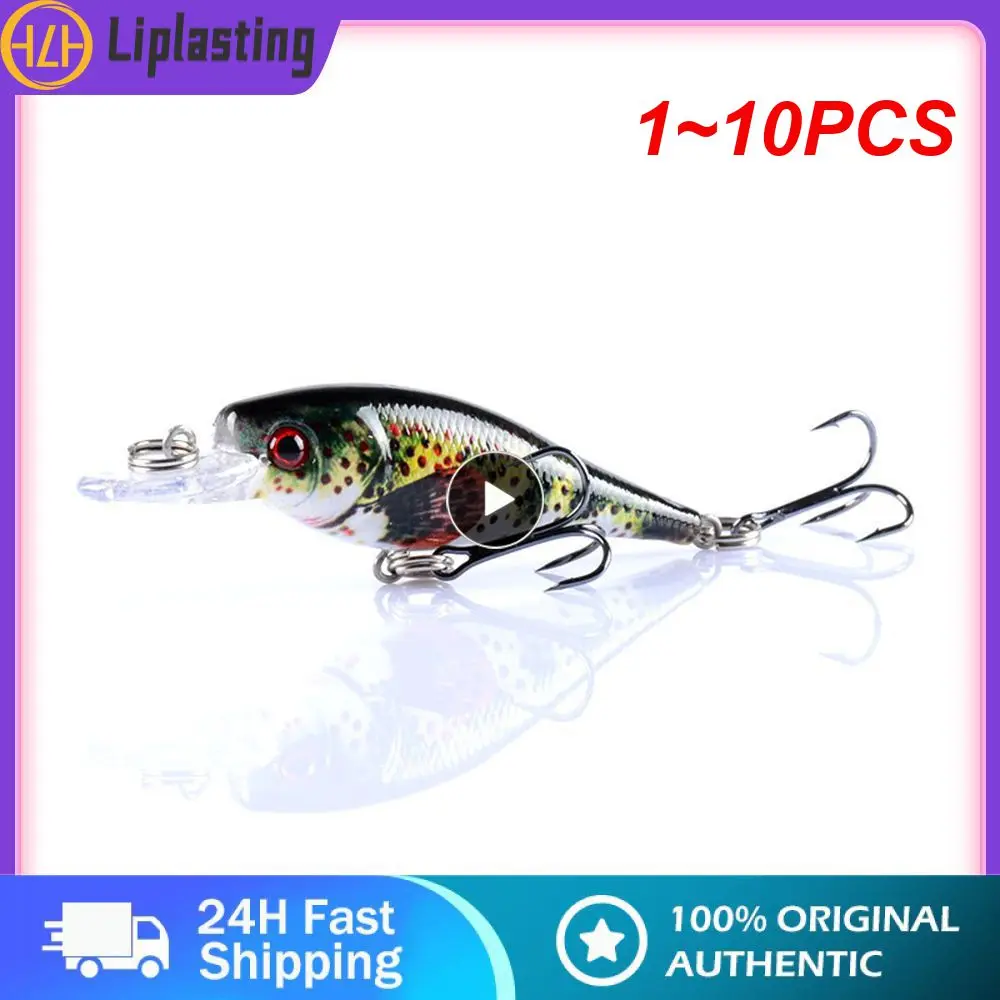 

1~10PCS WDAIRENlot Crankbaits Fishing Lures Wobblers Crank Hard Baits Painting Series for Fishing Topwater Artificial Bass Pesca