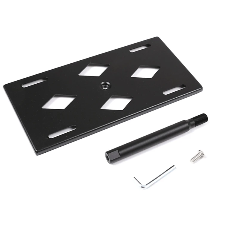 

Front Bumper Tow Hook License Plate Mount Bracket Holder For Subaru BRZ 2012-2020 Accessories, Black