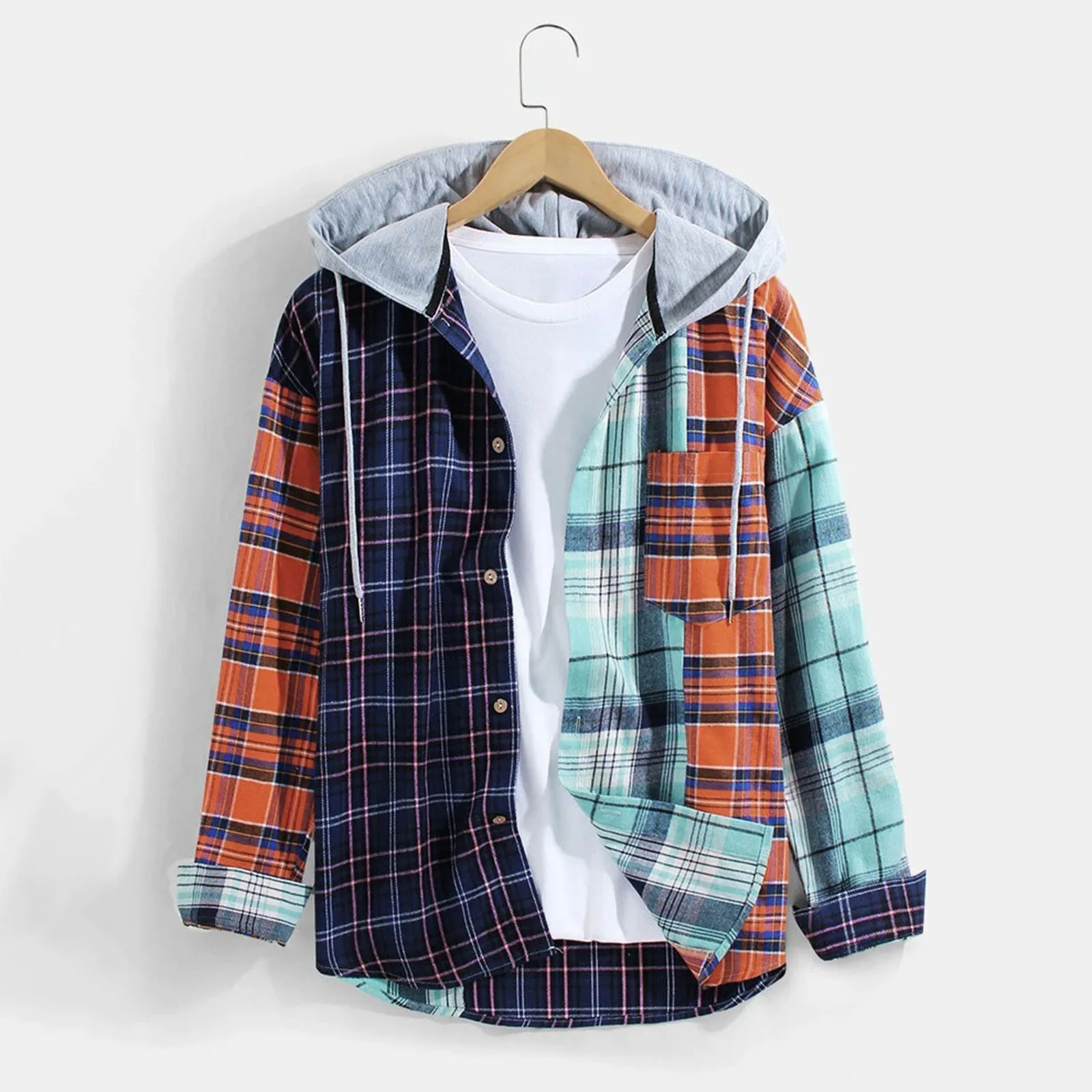 

Men Fashionable Assorted Colors Square Breathable Long Sleeve Fitted Mock Turtleneck Men Guard Top Long Sleeve Shirt Men Fall