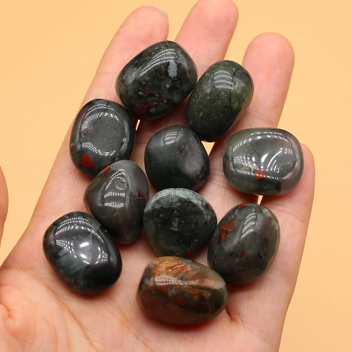 Irregular Shape Natural Dragon Blood Stone Loose Beads Energy Gems DIY Jewelry Fish Tank Garden Decorations Home Accessories