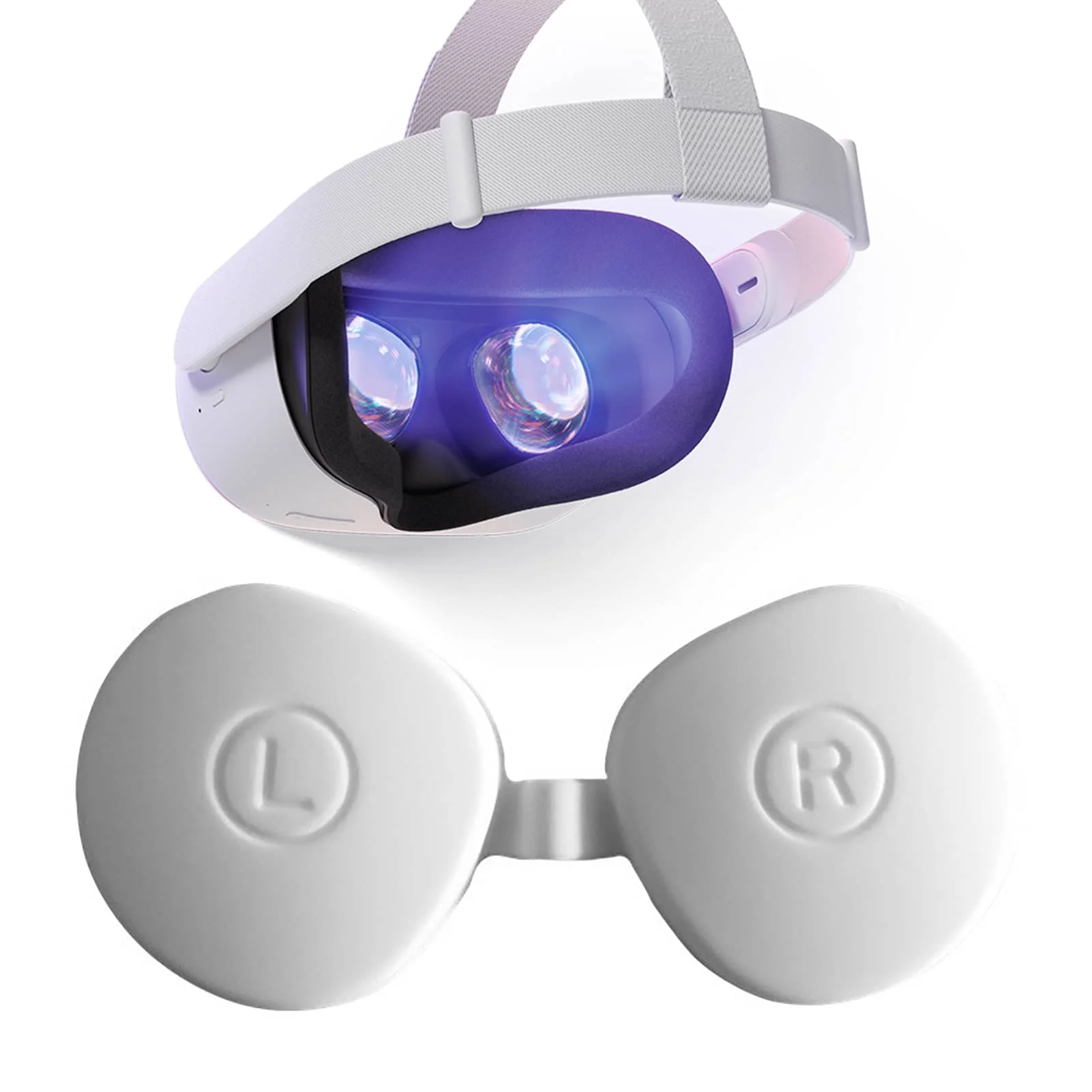 Защитная пленка для объектива очков Oculus Quest 2 Rift S GO VR силиконовая защита от пыли -