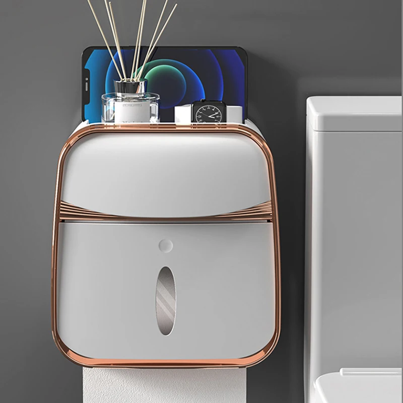 Держатель для туалетной бумаги водонепроницаемый держатель с отделением