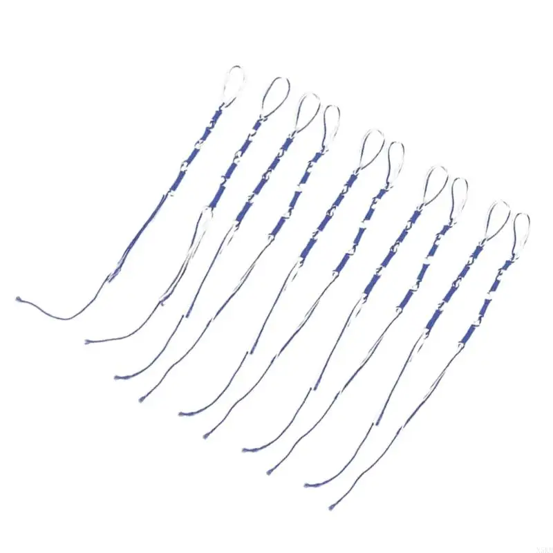 10 шт. Кисточки для талит синие и белые |